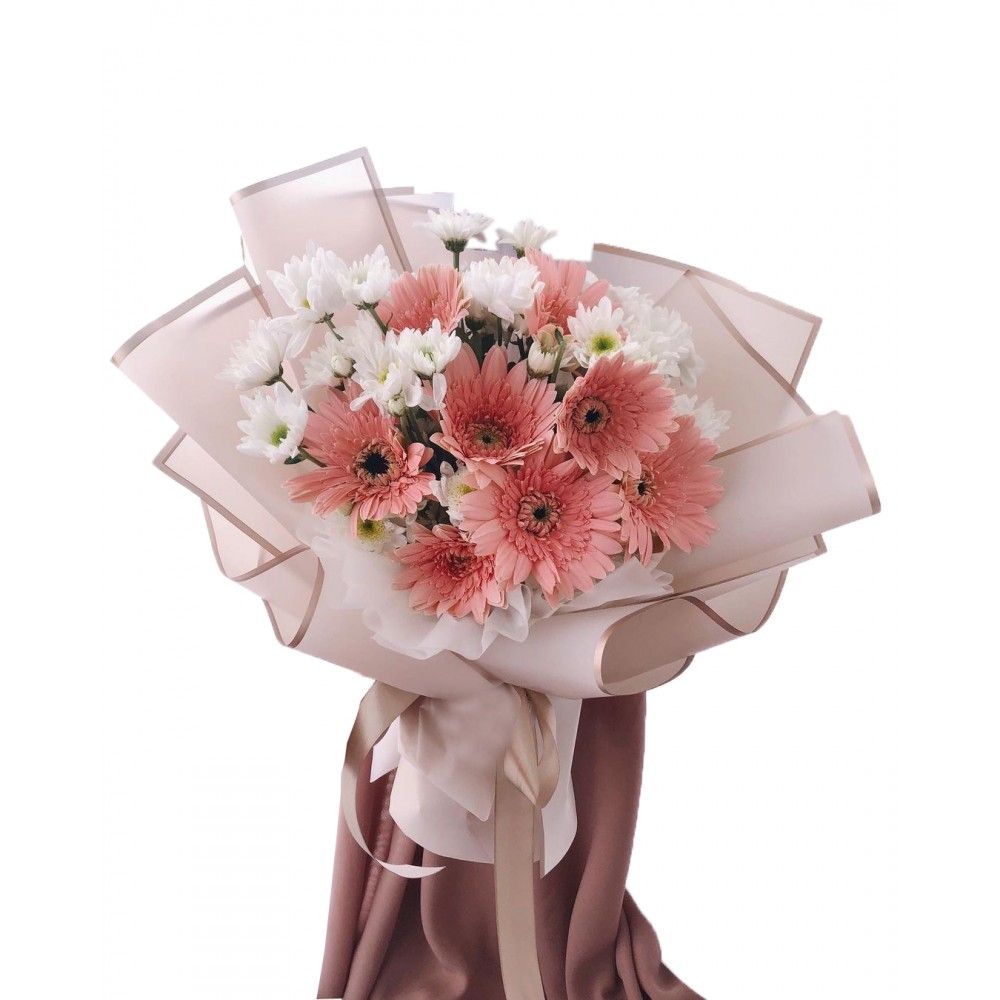 buket gerbera karışık